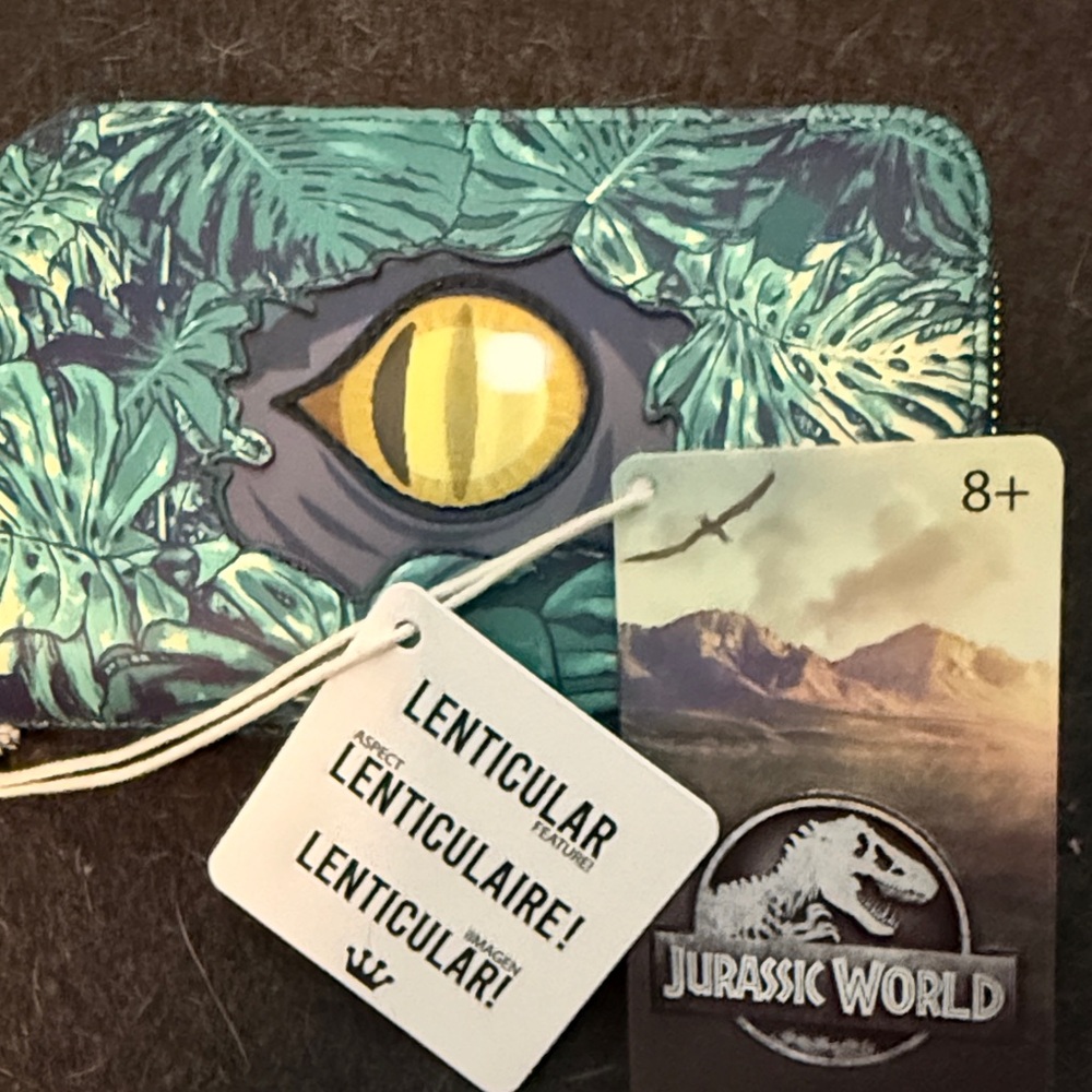 Loungefly Jurassic World Green Wallet